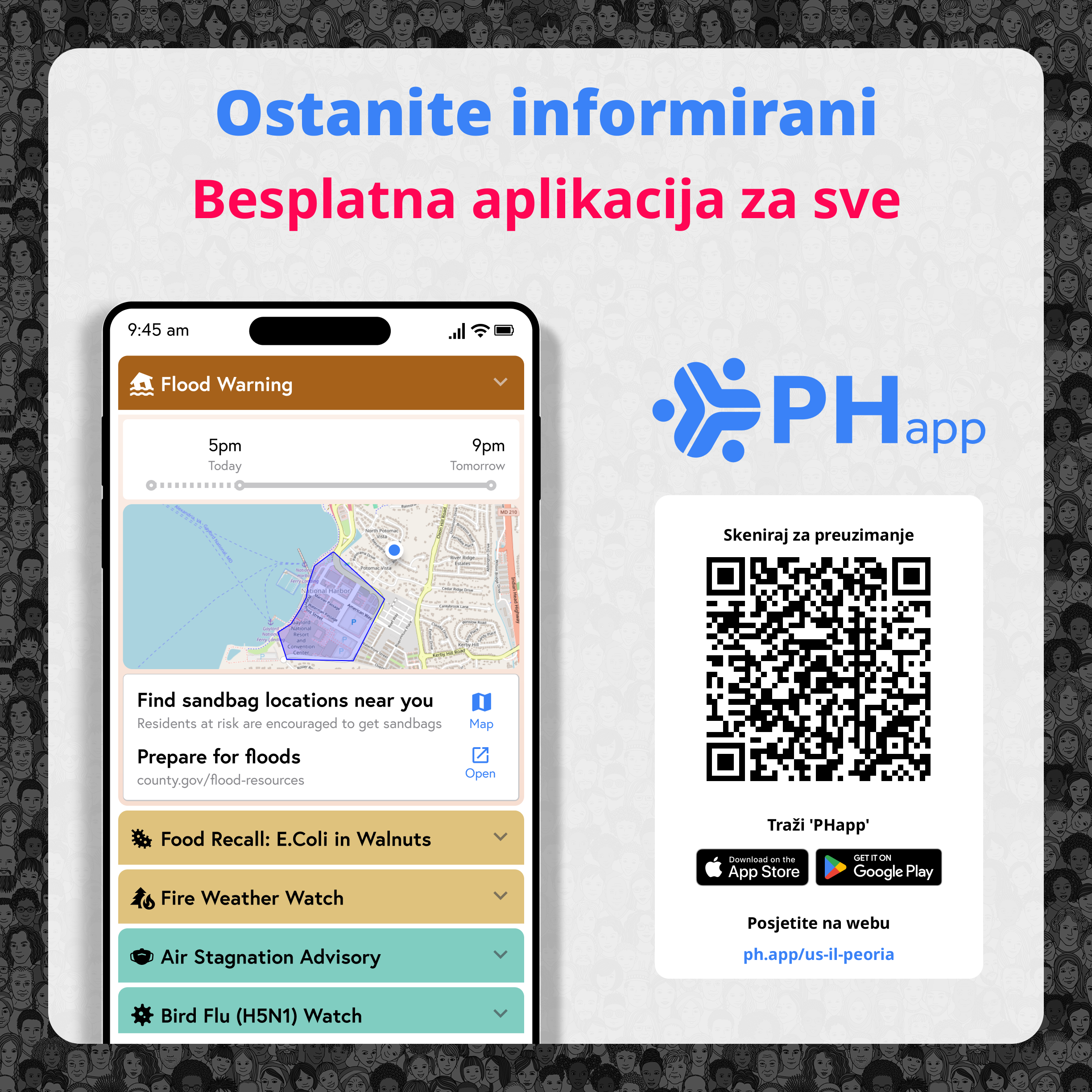 Social media image for Peoria County (Croatian)