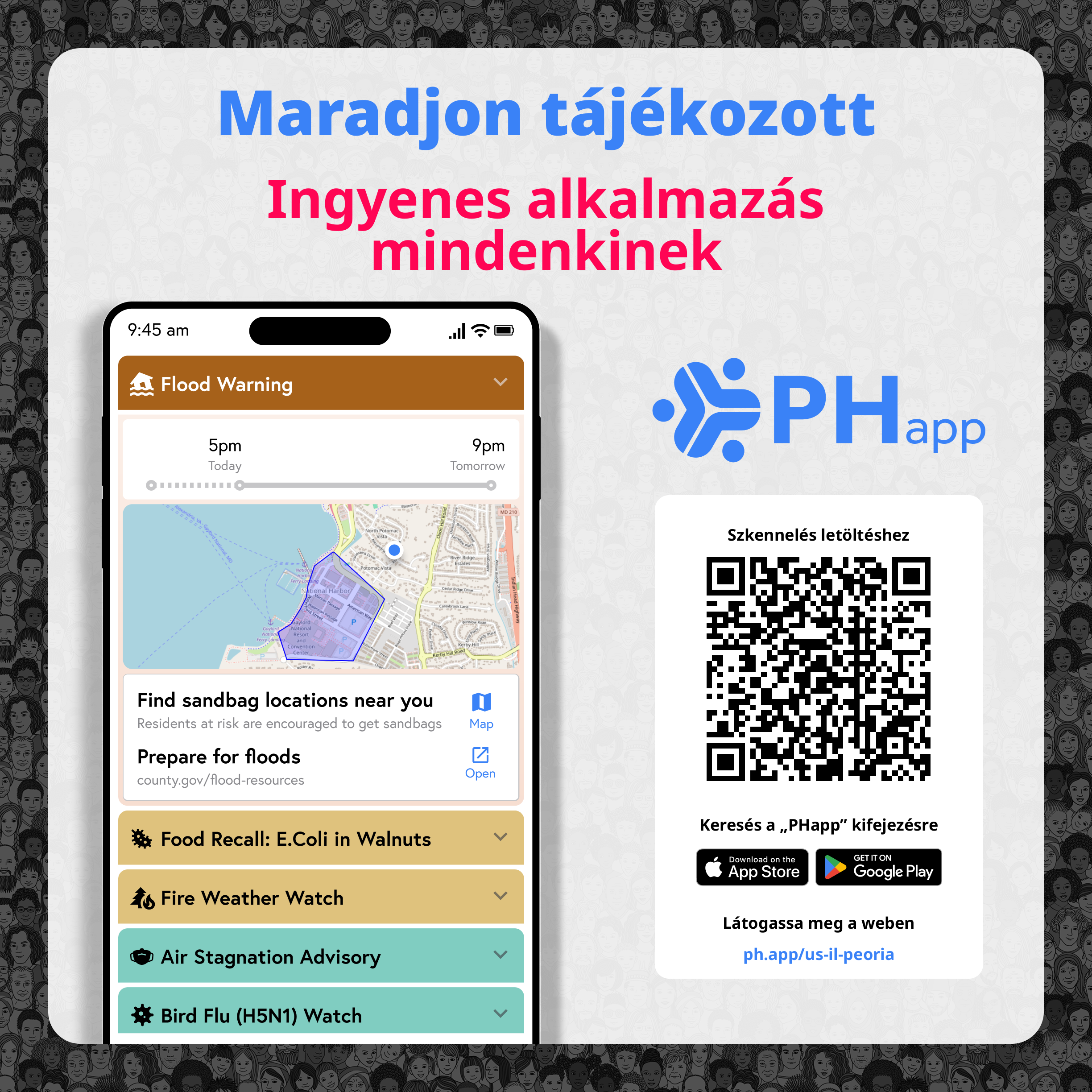 Social media image for Peoria County (Hungarian)