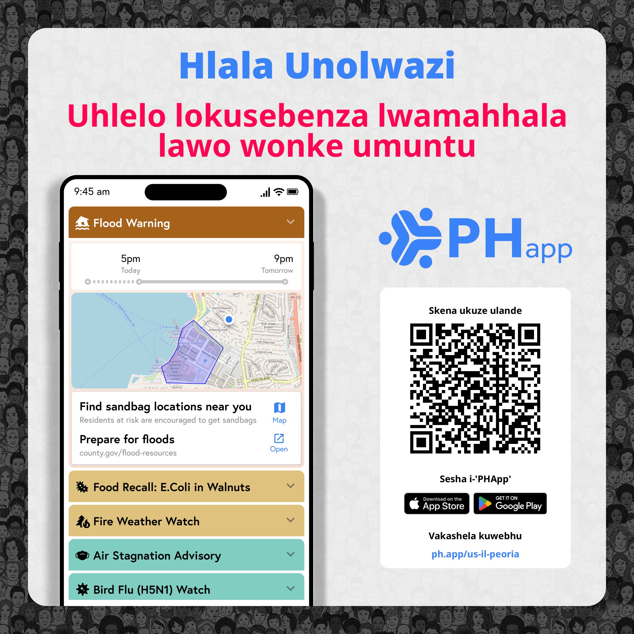 Social media image for Peoria County (Zulu)