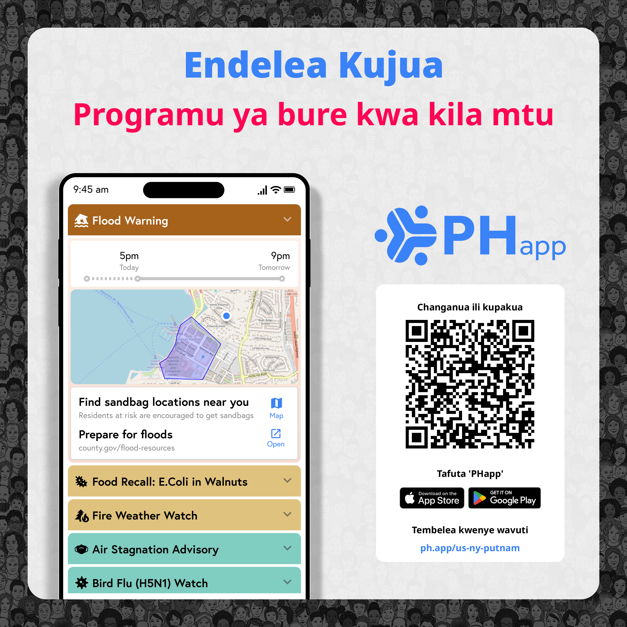 Social media image for Putnam County (Swahili)
