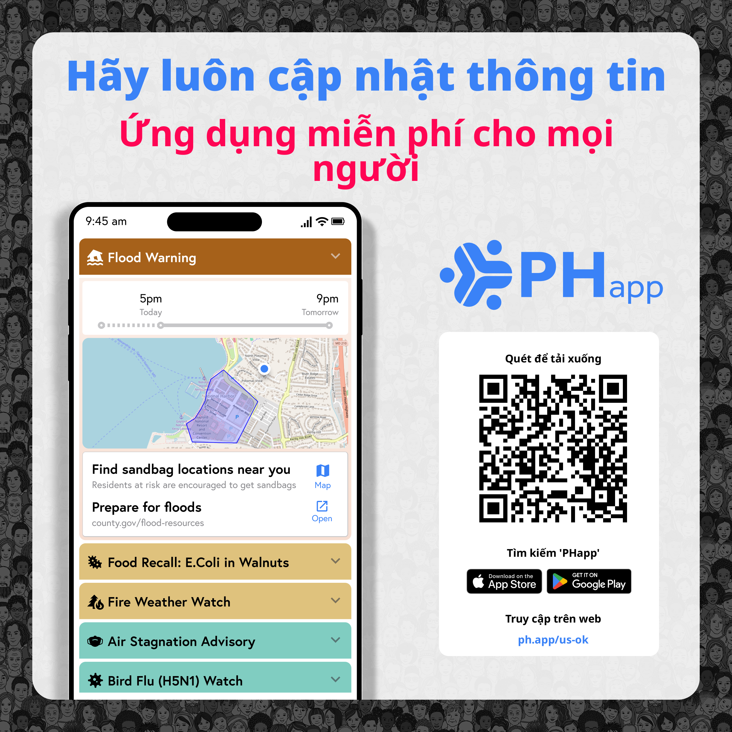 Social media image for State of Oklahoma (Vietnamese)