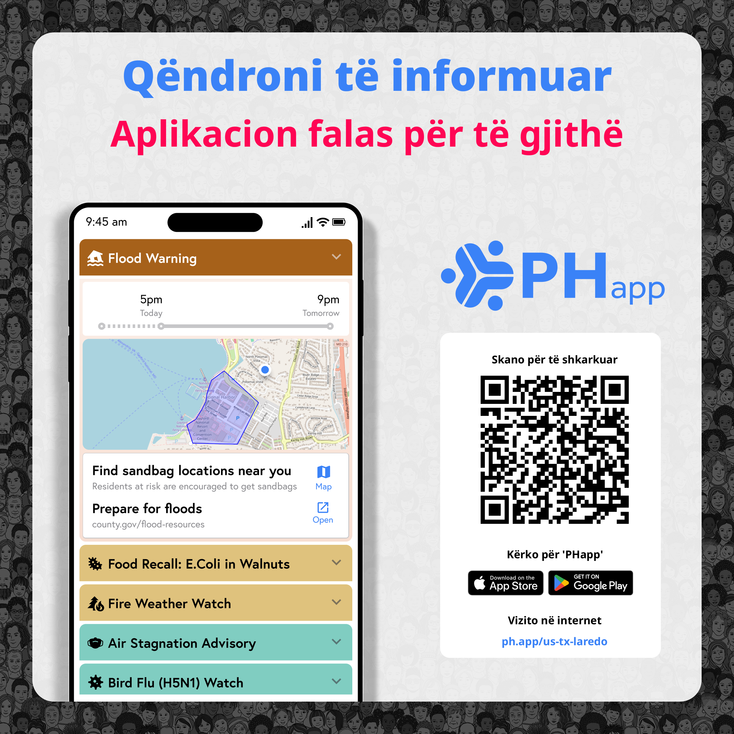 Social media image for City of Laredo (Albanian)