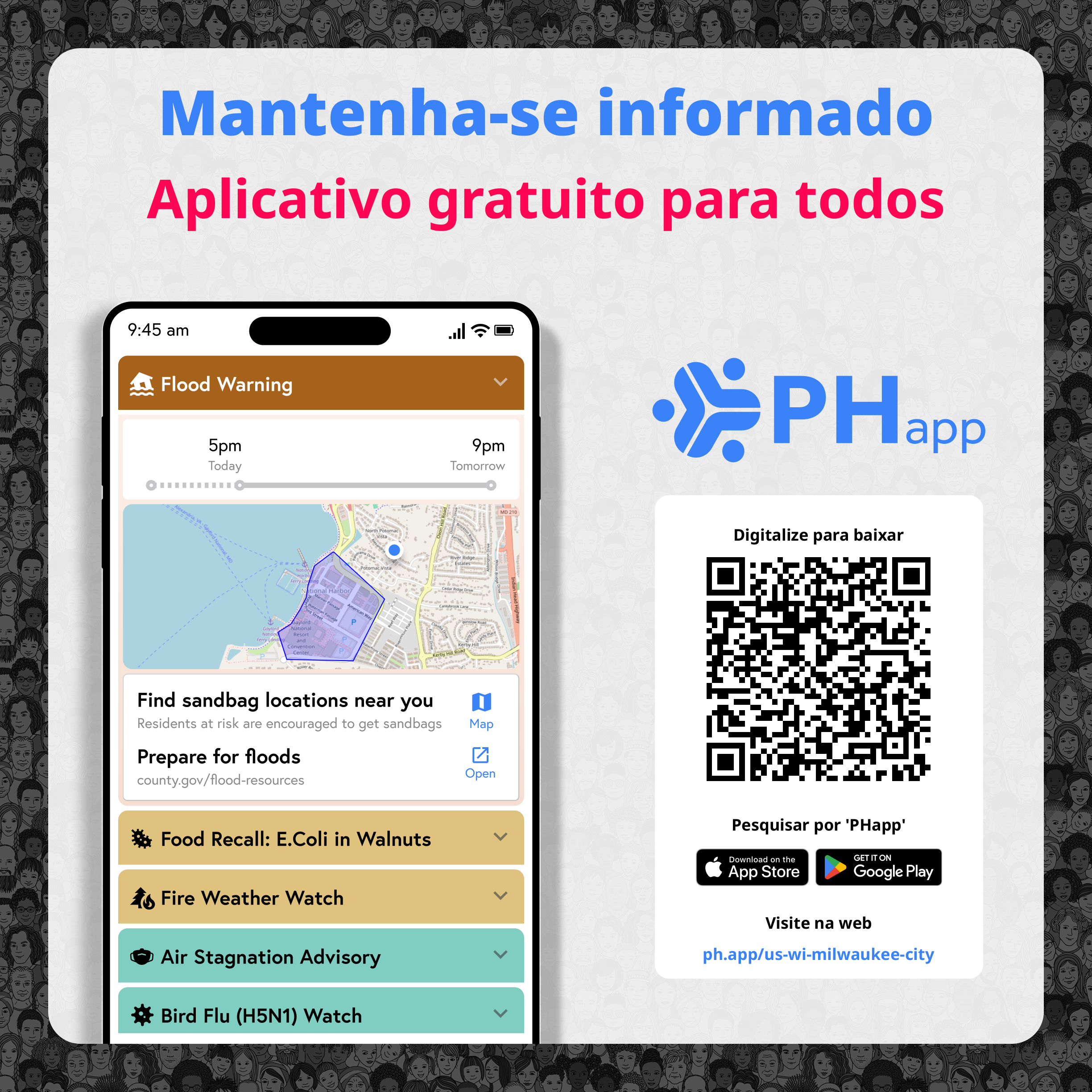 Social media image for Milwaukee City (Portuguese)