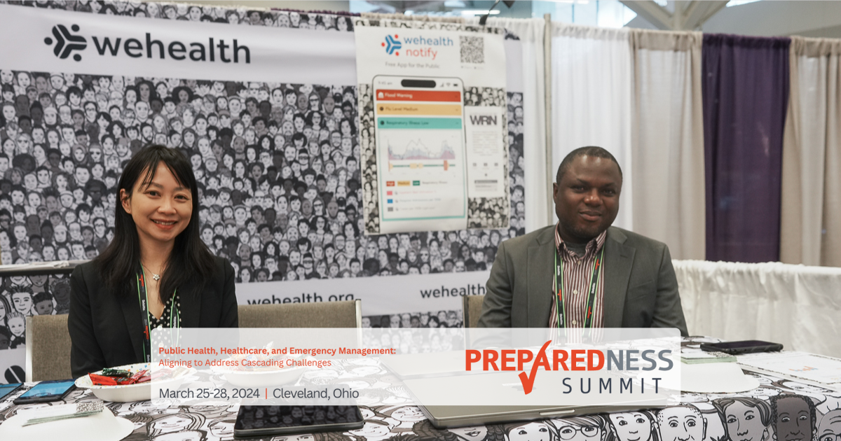 Wehealth at the NACCHO Preparedness Summit 2024 in Cleveland